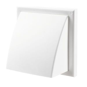 Cửa gió nhựa VUÔNG mái che + cửa chớp - Decor 185*185HK