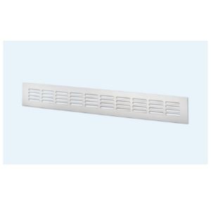 Cửa gió NHÔM CN đơn, gắn cửa - Decor-A white 1000*80