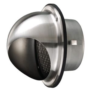Cửa gió INOX TRÒN mái che - DECOR S 122 HK