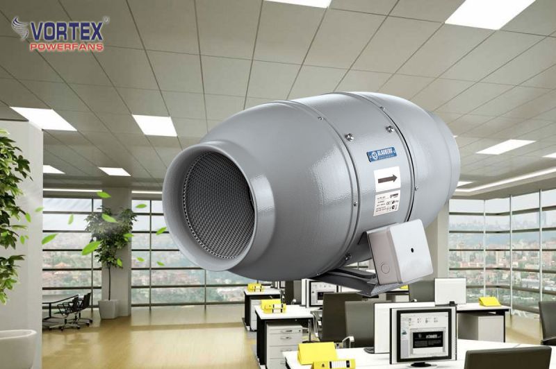 BLAUBERG ISO-MIX Quạt hỗn hợp gắn ống có tiêu âm ngay bên trong vỏ